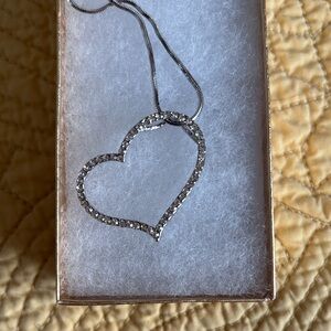Silver Heart Pendant Necklace for your Valentine!